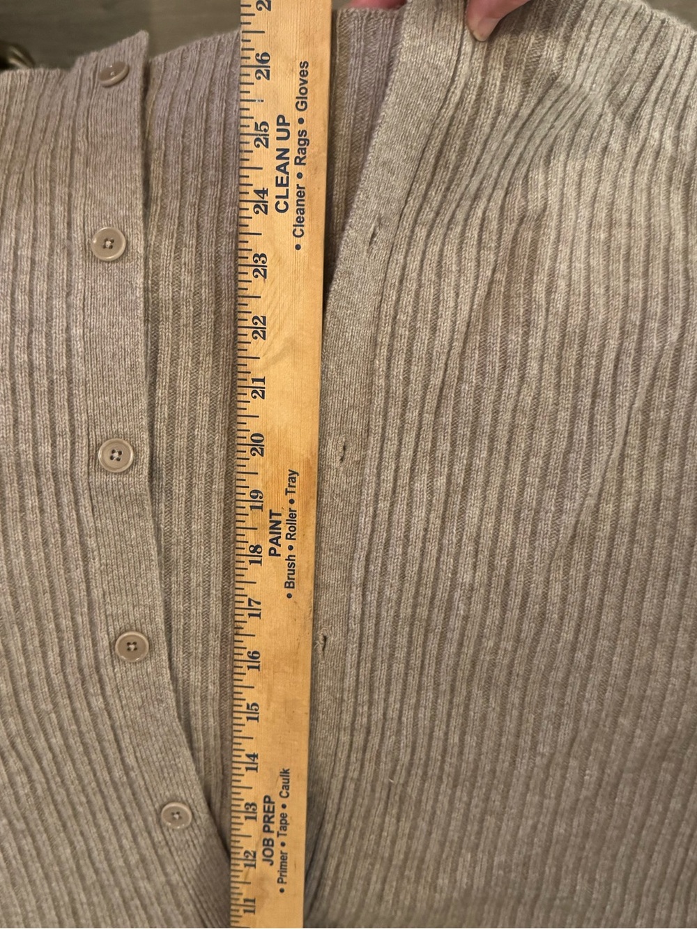 Reformation Fantino cashmere sweater ribbed knit full button down oversized - Picture 5 of 13